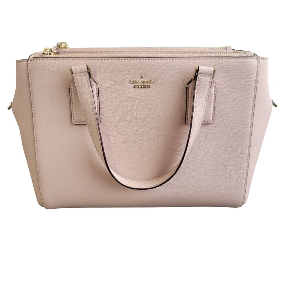 Kate Spade Pink/Blush Leather Handbag Tote Style